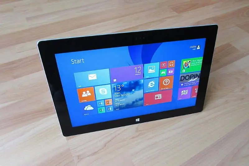 Tablet touchscreen Windows 10