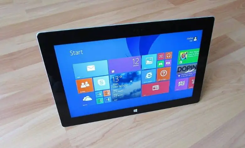Tablet touchscreen Windows 10