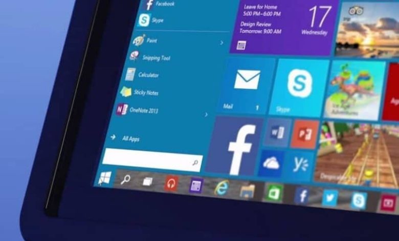 sistema operativo Windows per tablet