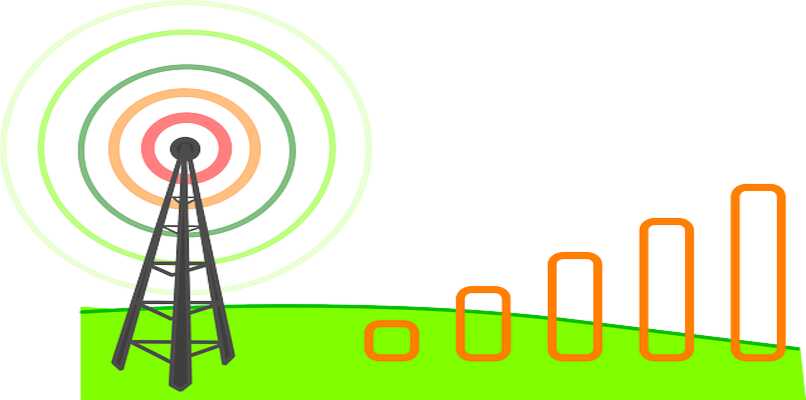 antenna di segnale mobile