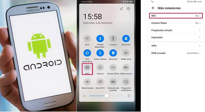 connessione nfc android