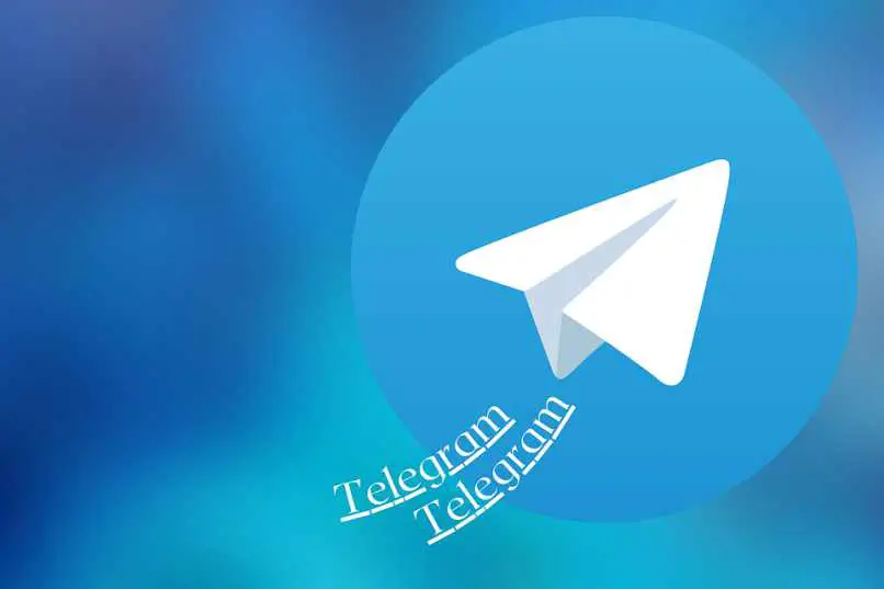 sfocatura dello sfondo del telegramma blu 