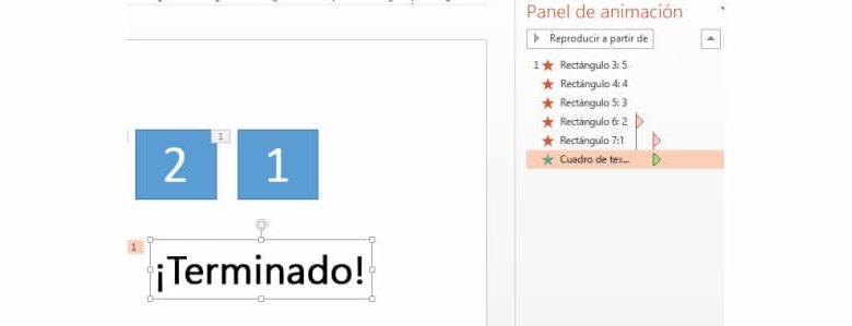 passaggi per il timer animato in PowerPoint