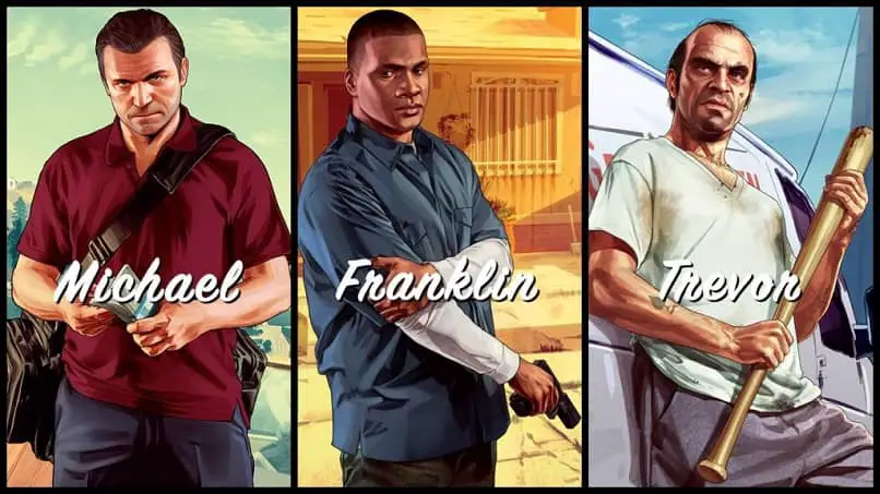 tre personaggi gta 5