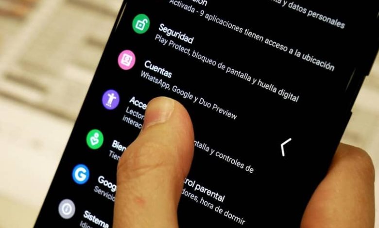 configurazione del telefono Android