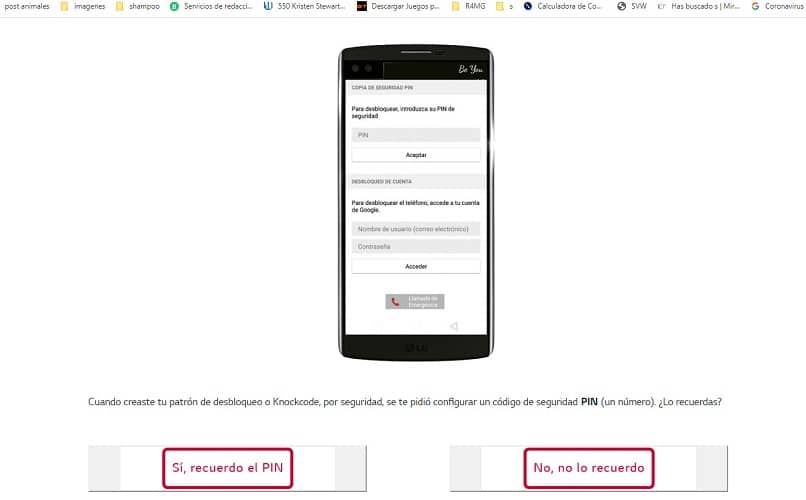 configurazione del telefono