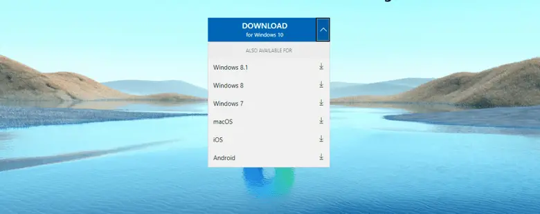 scarica la versione Windows 10