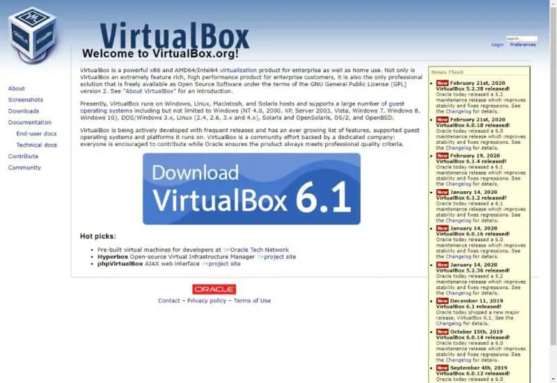 virtualbox ultima versione