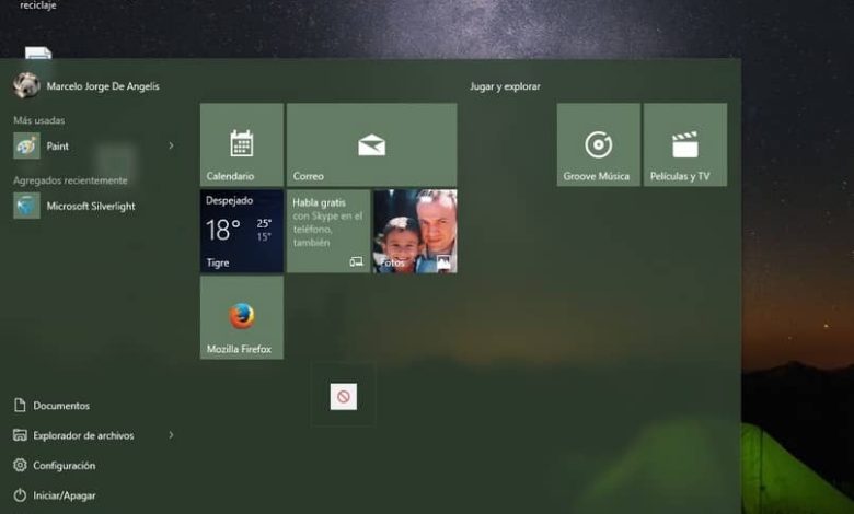 tutte le opzioni di Windows