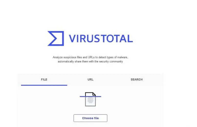 sito web di virus totale