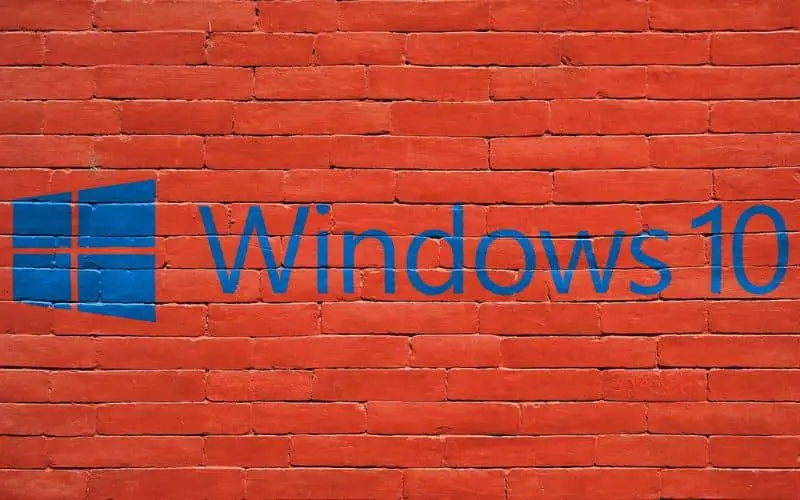 Logo di Windows sul muro