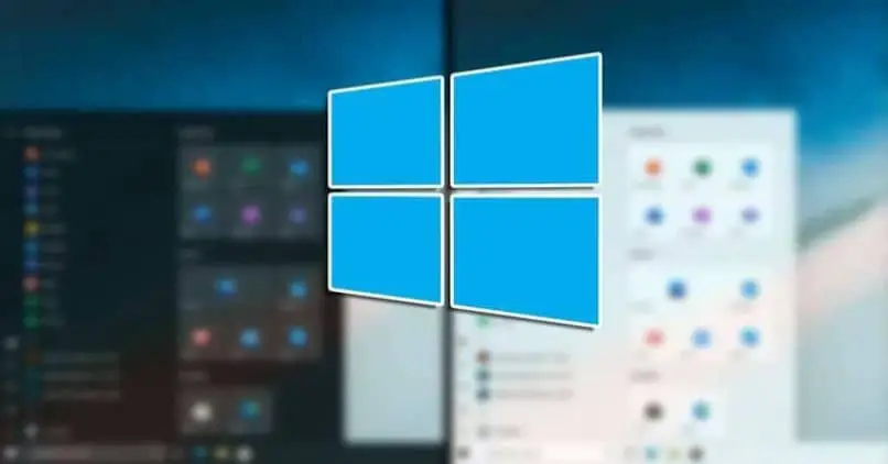 computer con schermo del logo di Windows 10