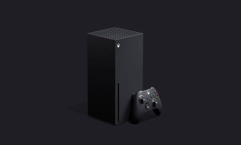 console xbox x series e controller sfondo nero