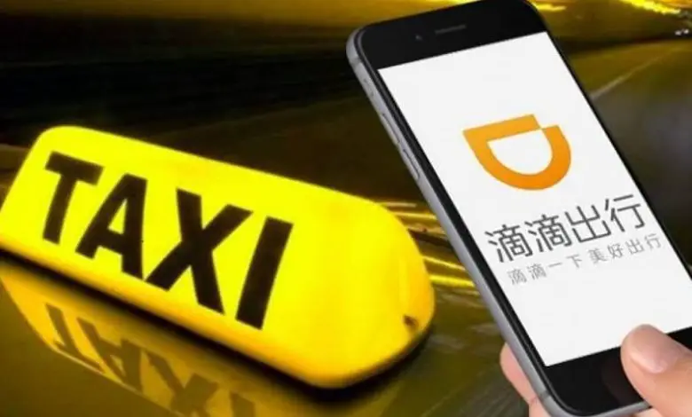 app didi dalla Cina con taxi e cellulare