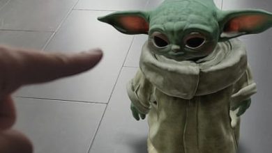 Photo of Come vedere Baby Yoda in 3D nella tua stanza facile e veloce